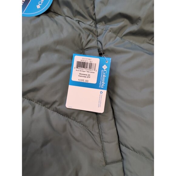 COLUMBIA Snow Eclipse Mid Womens 2X Plus Size Parka/Jacket/Coat $195 - Picture 3 of 6